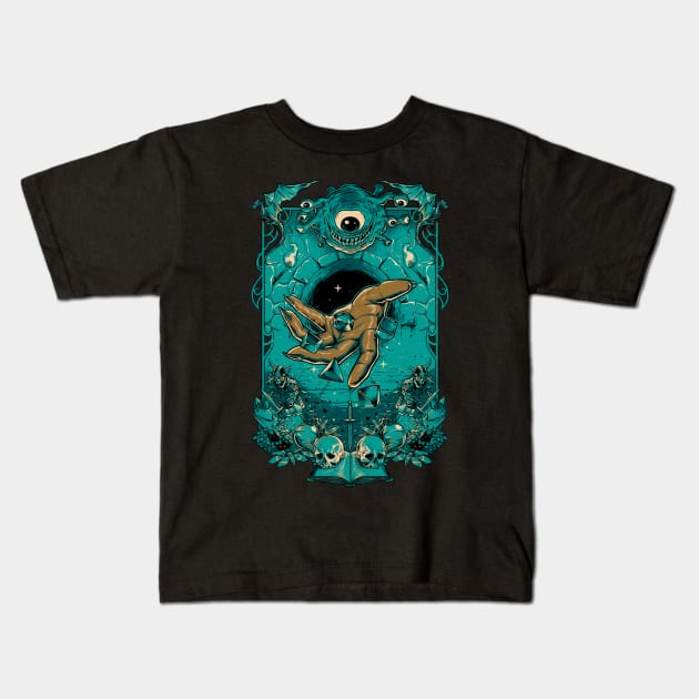 Dungeon Master Kids T-Shirt by hafaell